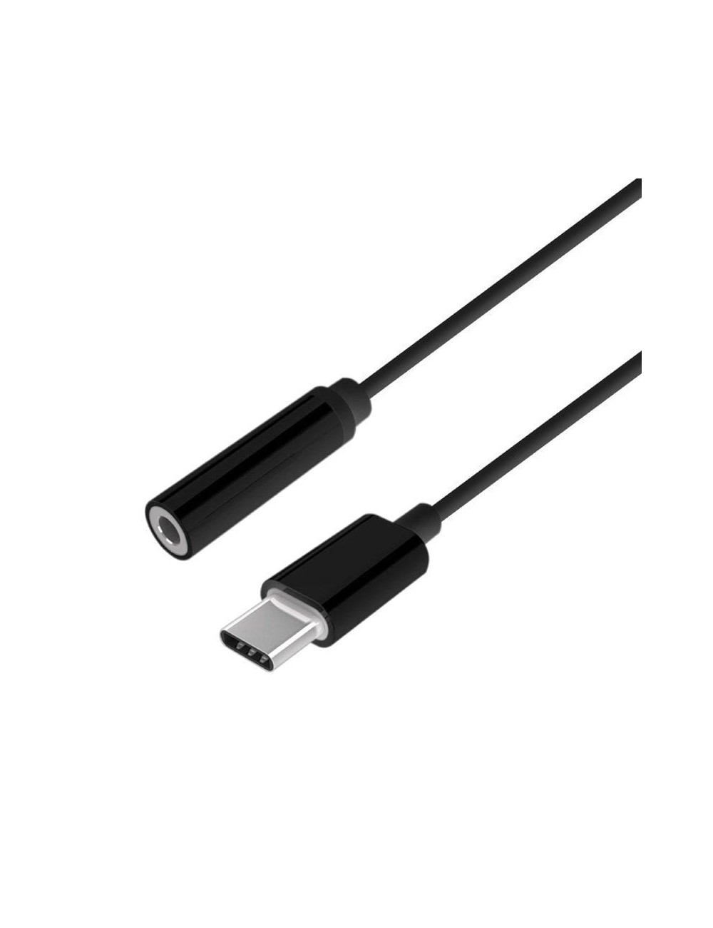 Conversor USB Tipo-C Aisens A109-0385/ USB Tipo-C Macho - Jack 3.5 Hembra
