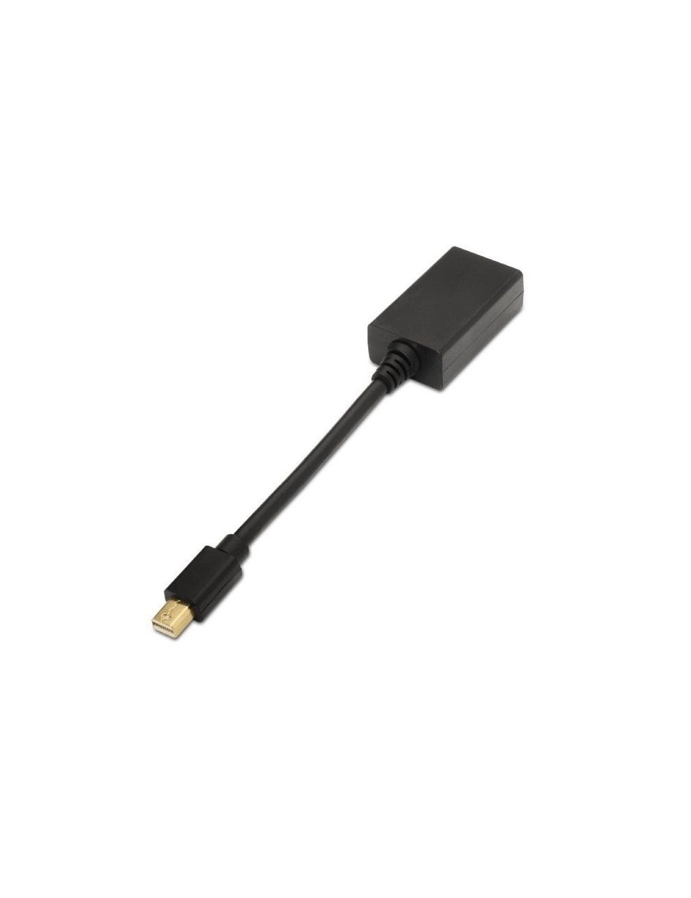 Conversor Aisens A125-0137/ Mini DisplayPort Macho - HDMI Hembra/ 15cm/ Negro