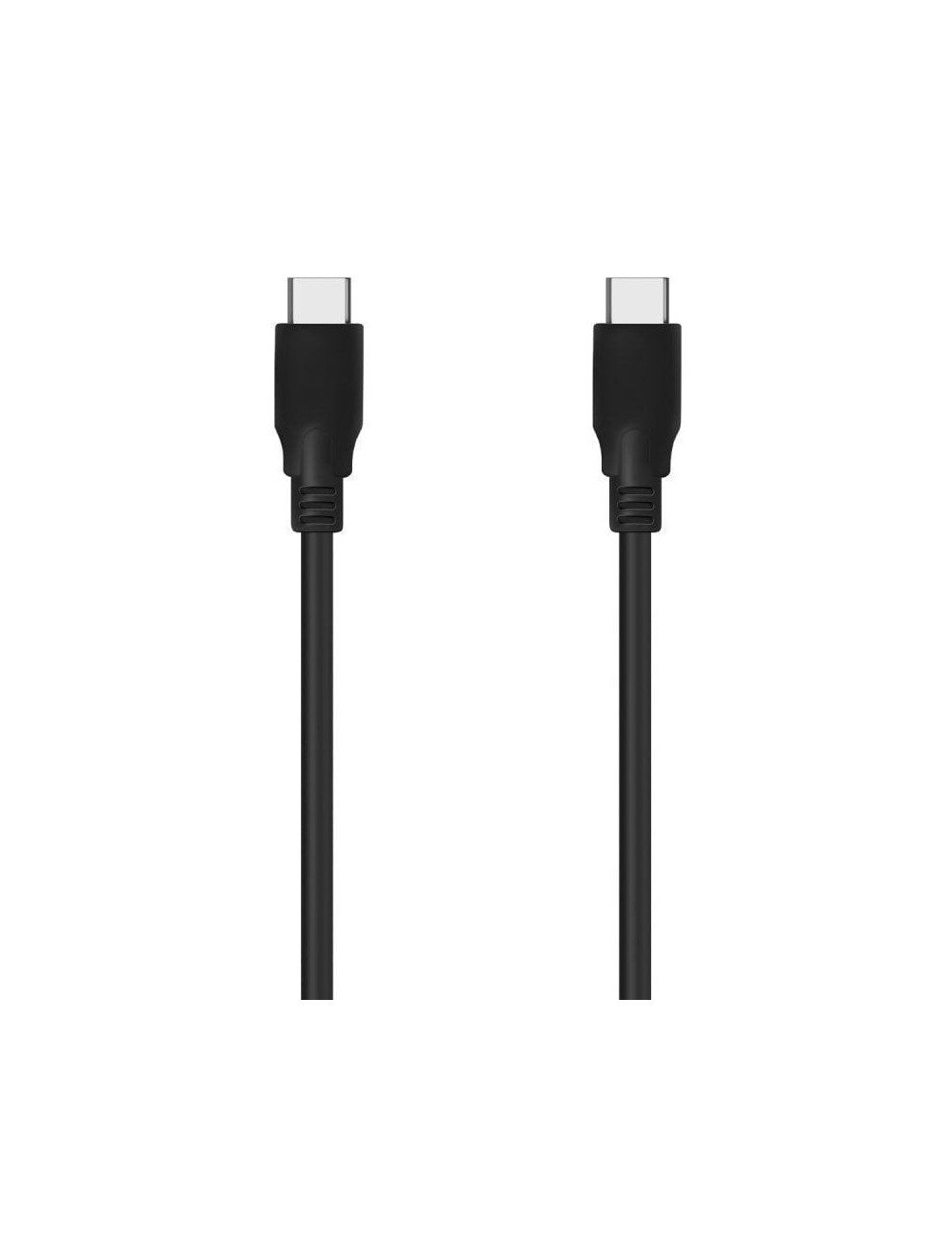 Cable USB 3.2 Tipo-C Aisens A107-0703 20GBPS 5A 100W/ USB Tipo-C Macho - USB Tipo-C Macho/ Hasta 100W/ 20Gbps/ 1.5m/ Negro