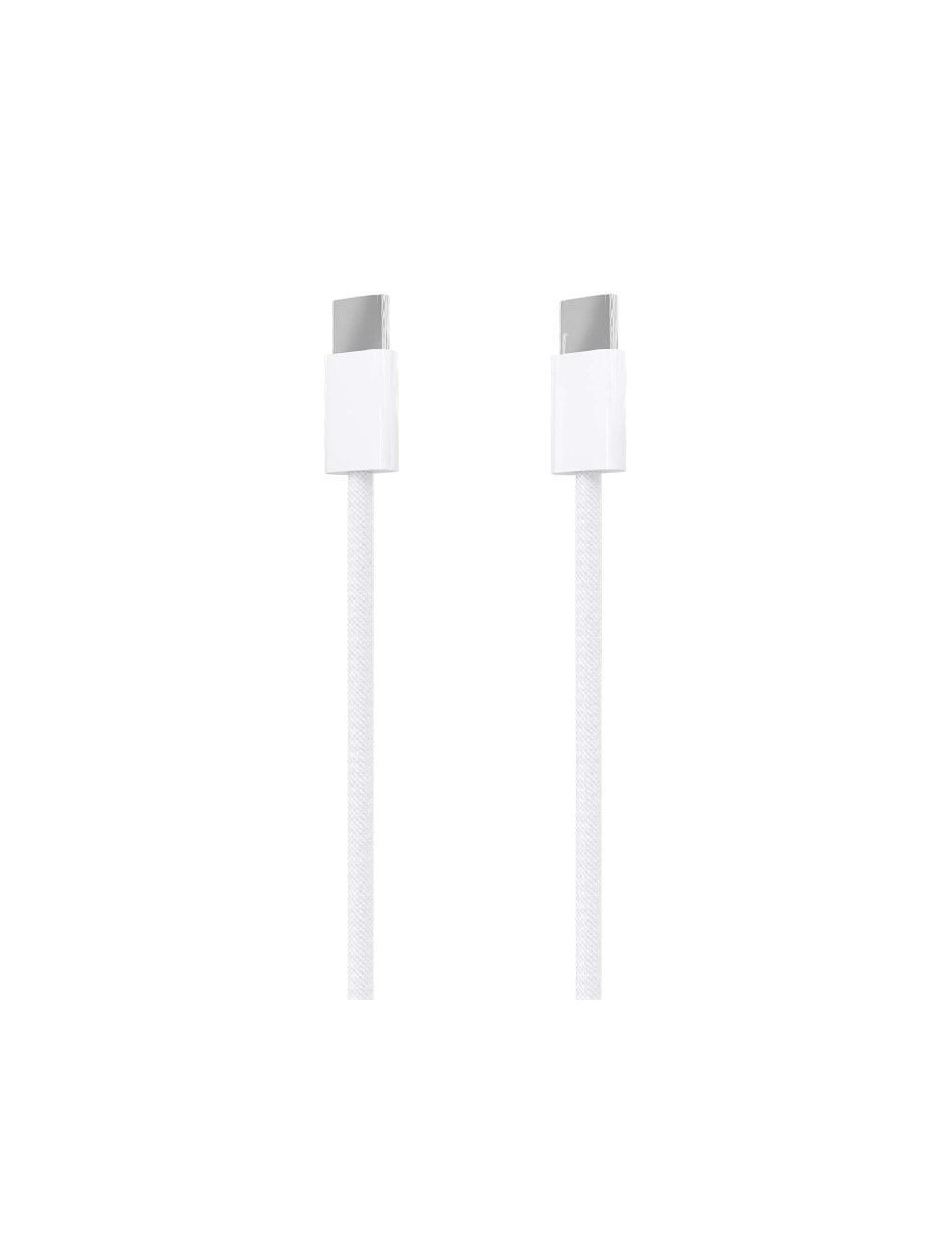 Cable USB 2.0 Tipo-C Aisens A107-0856/ USB Tipo-C Macho - USB Tipo-C Macho/ Hasta 60W/ 480Mbps/ 2m/ Blanco