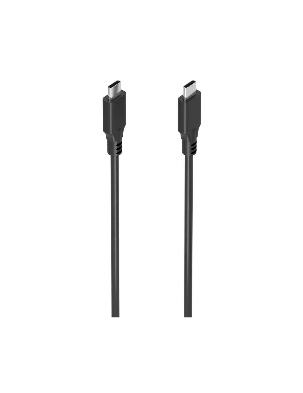 Cable USB 3.2 Tipo-C Aisens A107-0874 20GBPS 5A 100W/ USB Tipo-C Macho - USB Tipo-C Macho/ Hasta 100W/ 20Gbps/ 2m/ Gris