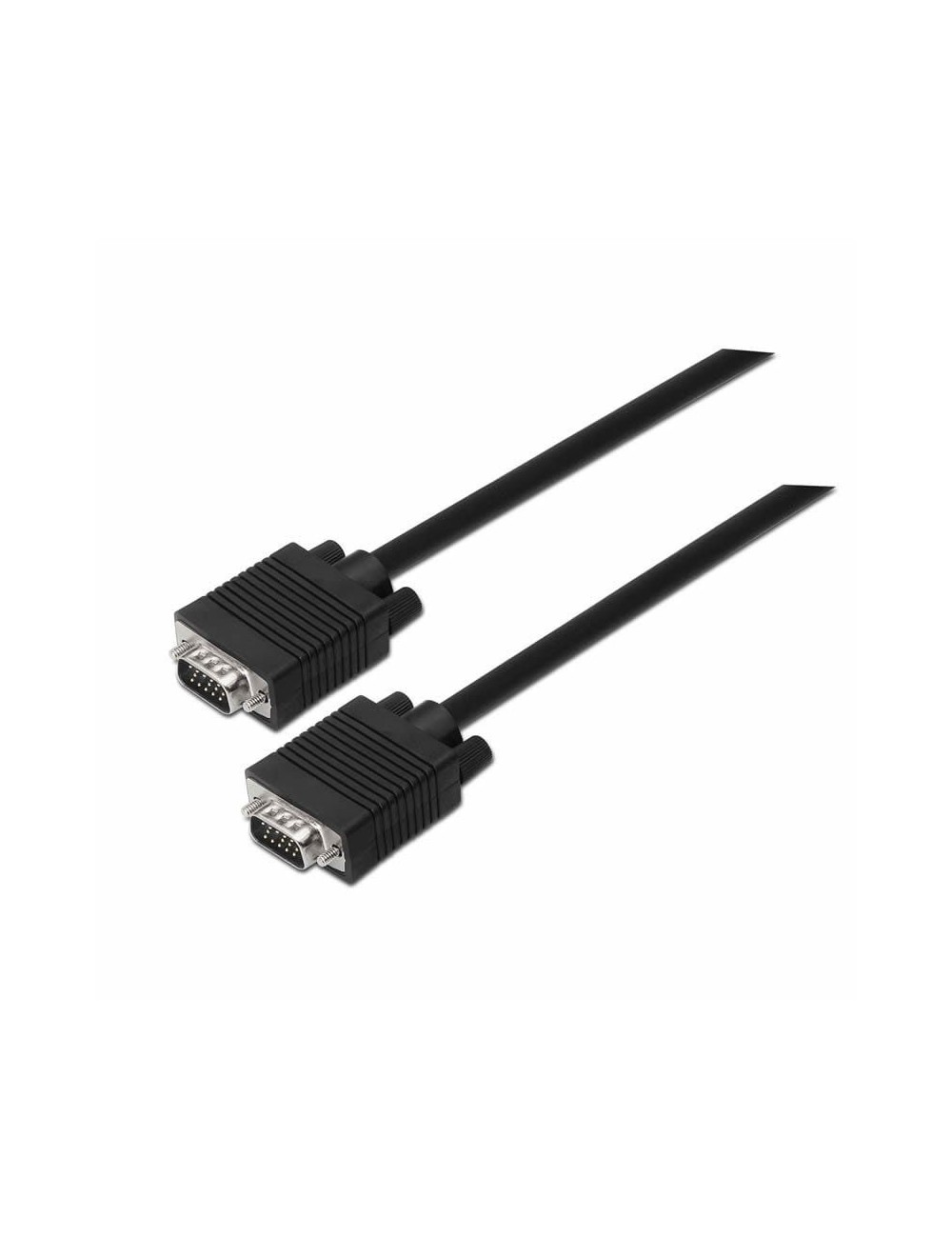 Cable SVGA Aisens A113-0070/ VGA Macho - VGA Macho/ Hasta 3W/ 10Mbps/ 5m/ Negro
