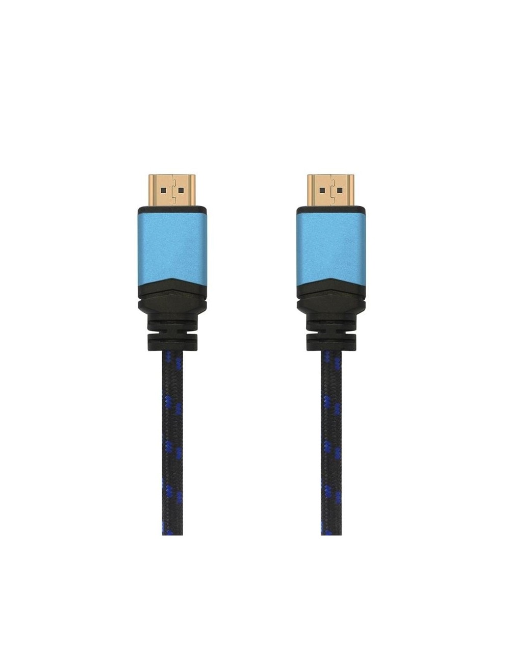 Cable HDMI 2.0 4K Aisens A120-0358/ HDMI Macho - HDMI Macho/ 3m/ Negro/ Azul