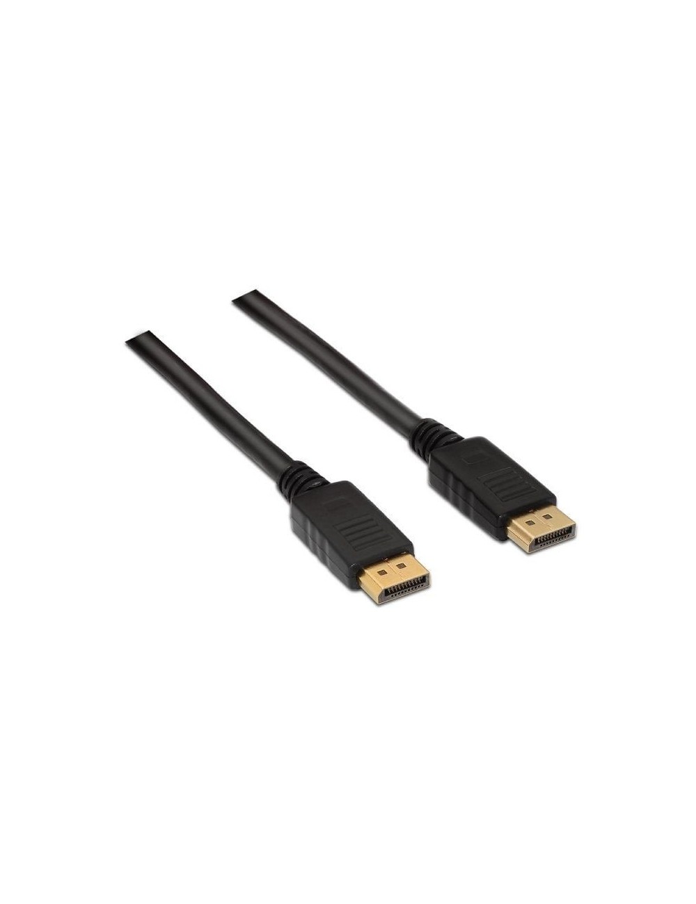Cable DisplayPort 1.2 4K Aisens A124-0130/ DisplayPort Macho - DisplayPort Macho/ Hasta 5W/ 2300Mbps/ 3m/ Negro