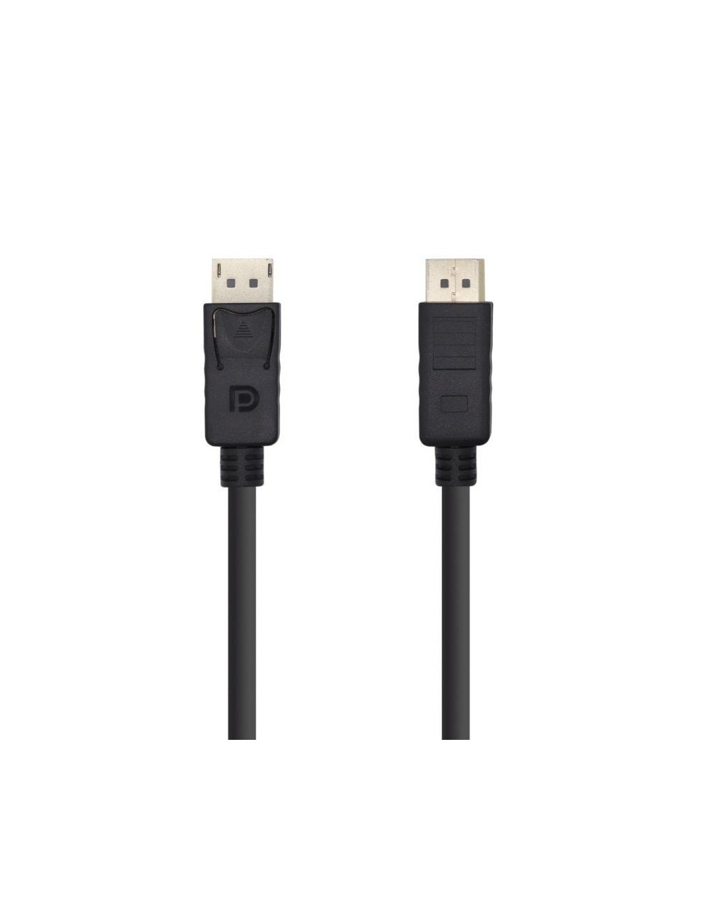 Cable DisplayPort 1.2 4K Aisens A124-0388/ DisplayPort Macho - DisplayPort Macho/ Hasta 5W/ 2300Mbps/ 10m/ Negro