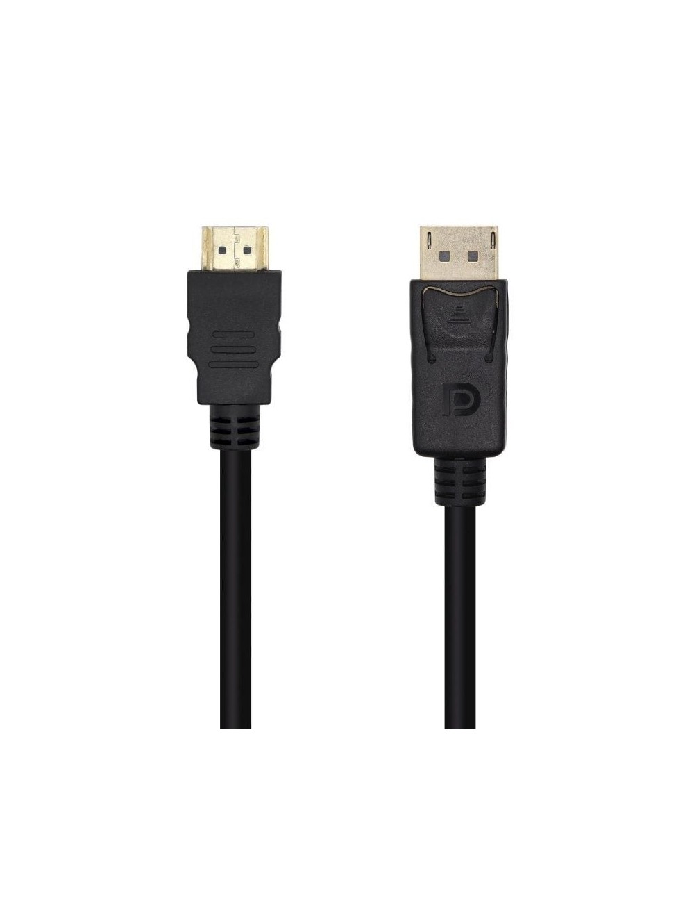 Cable Conversor Aisens A125-0460/ Displayport Macho - HDMI Macho/ Hasta 5W/ 2300Mbps/ 3m/ Negro