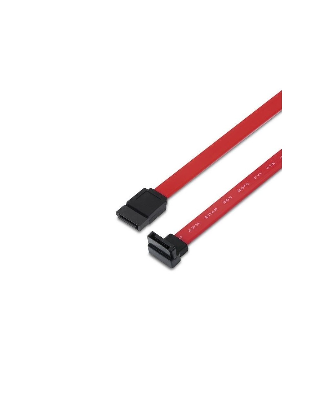 Cable SATA Aisens A130-0155/ SATA Hembra - SATA Hembra/ Hasta 0.1W/ 768Mbps/ 50cm/ Rojo