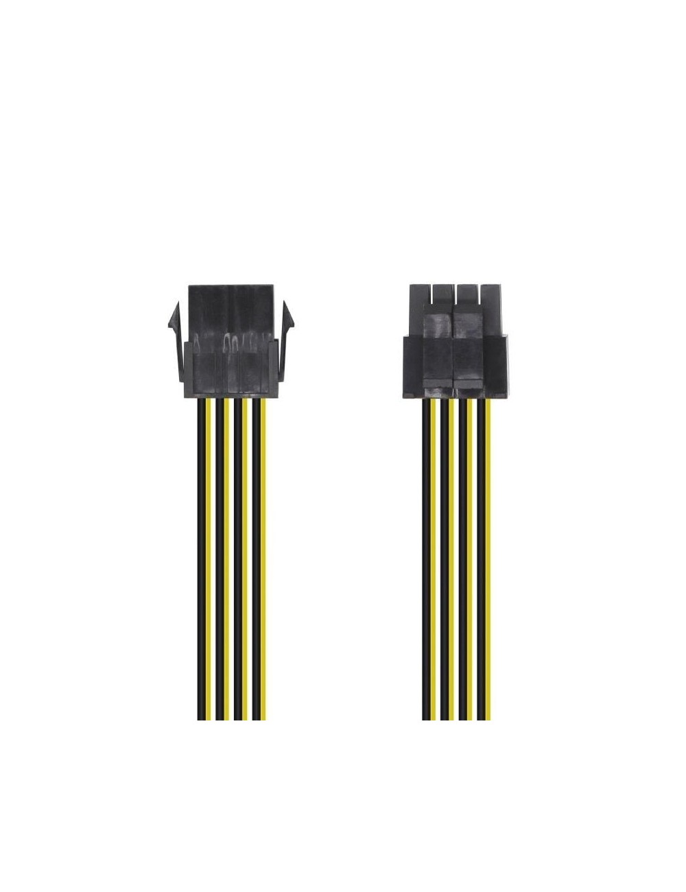 Cable de Alimentación Microprocesador Aisens A131-0419/ Molex -4+4 PIN Macho - Molex 8 PIN Hembra/ 30cm