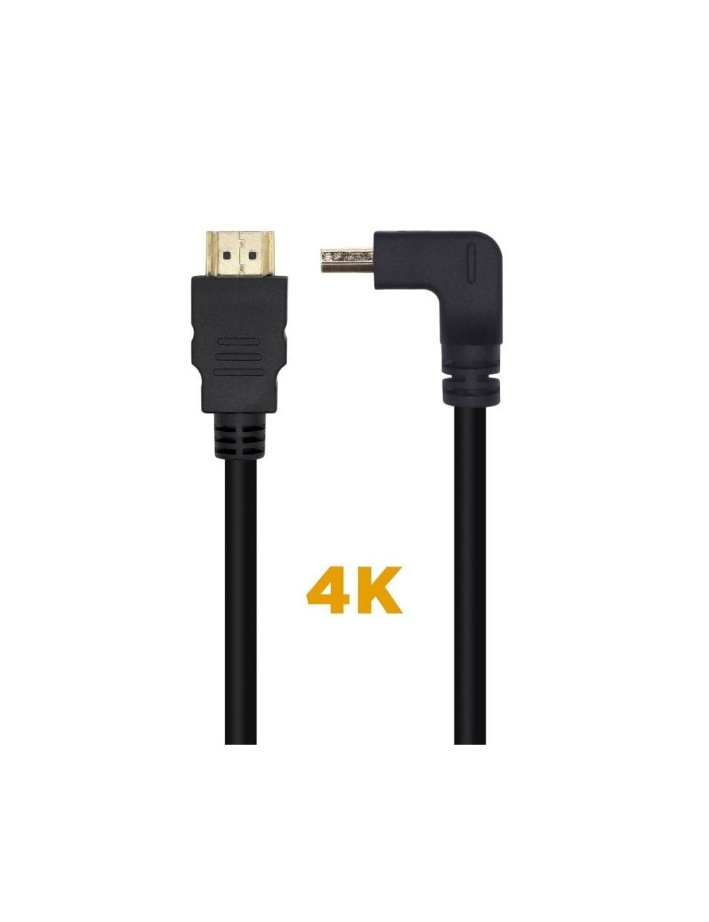 Cable HDMI 2.0 4K Aisens A120-0456/ HDMI Macho - HDMI Macho/ 1m/ Negro