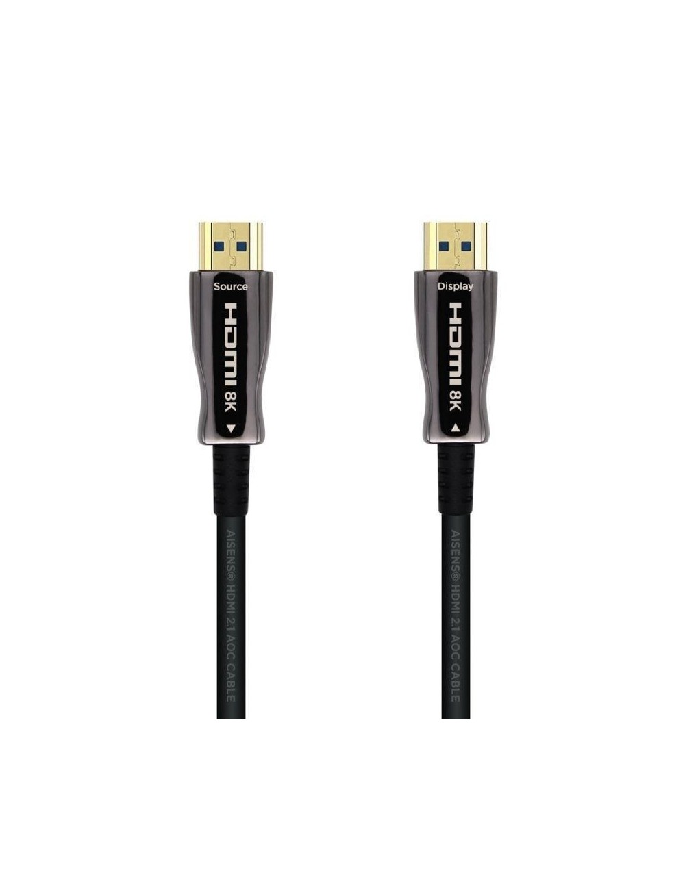 Cable HDMI 2.1 AOC 8K Aisens A153-0515/ HDMI Macho - HDMI Macho/ 10m/ Negro