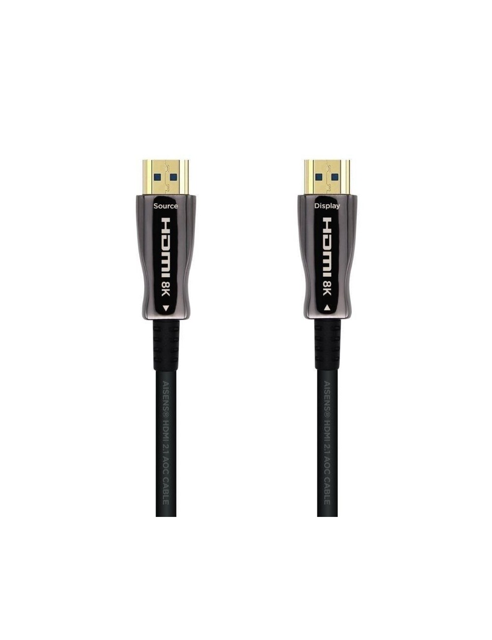 Cable HDMI 2.1 AOC 8K Aisens A153-0522/ HDMI Macho - HDMI Macho/ 60m/ Negro