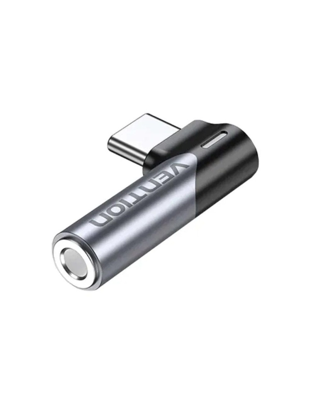 Adaptador Audio Vention BGWH0/ Jack 3.5 Hembra - USB Tipo-C Macho/ Gris