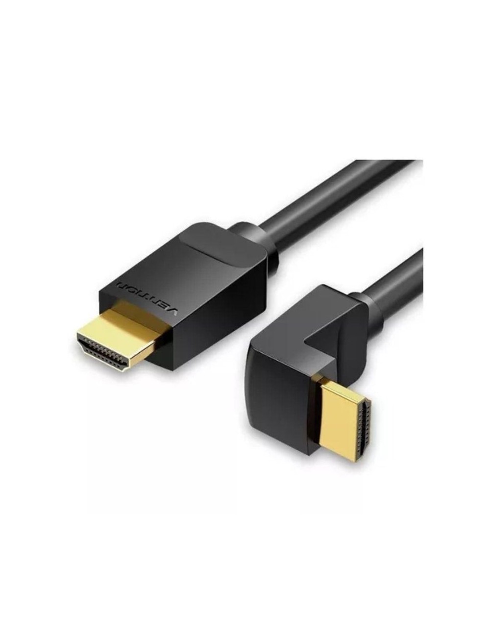 Cable HDMI 2.0 4K Acodado 90º Vention AARBI/ HDMI Macho - HDMI Macho/ 3m/ Negro