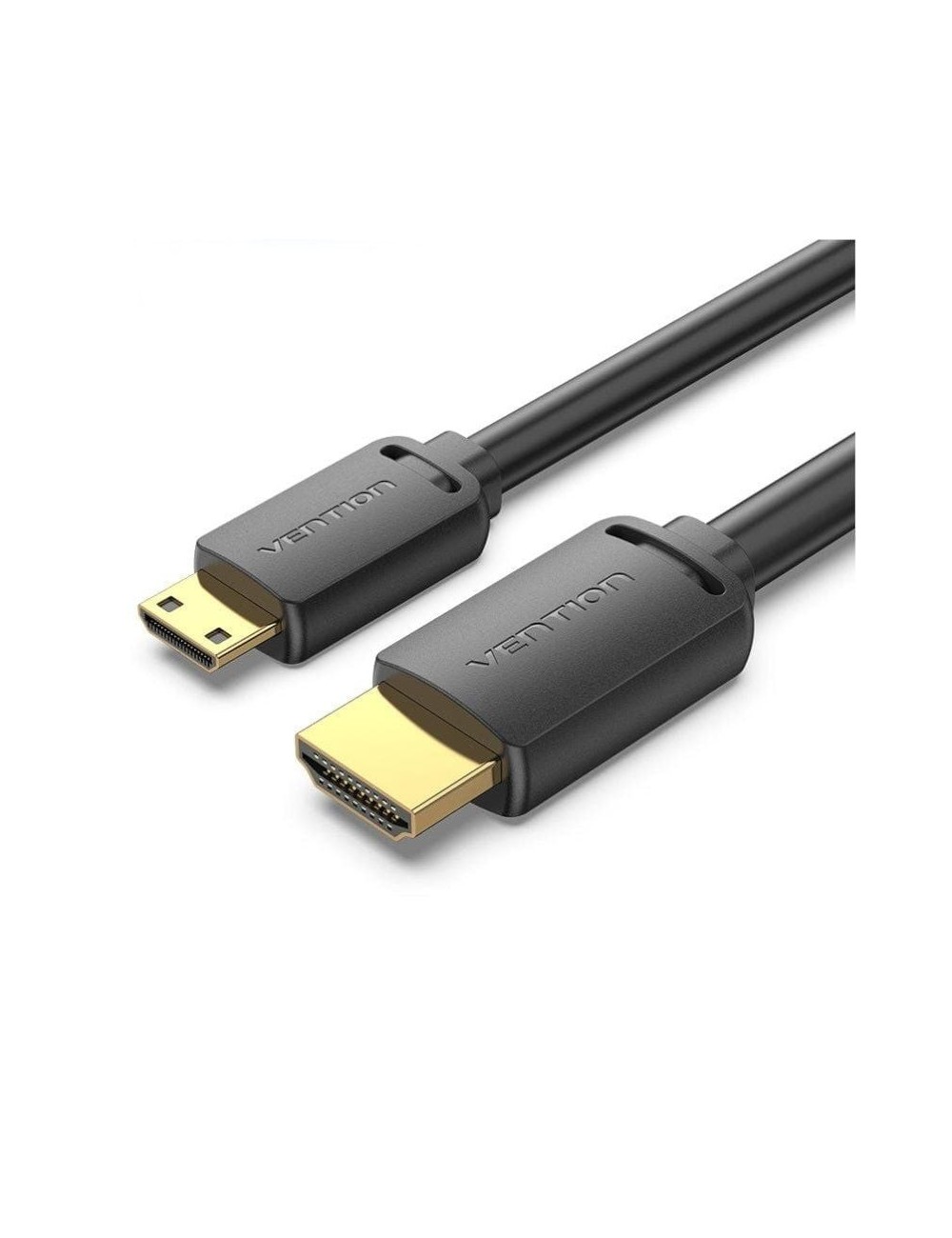 Cable HDMI 4K Vention AGHBF/ HDMI Macho - Mini HDMI Macho/ 1m/ Negro