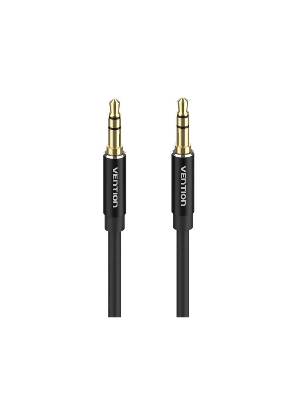 Cable Estéreo Vention BAXBD/ Jack 3.5 Macho - Jack 3.5 Macho/ 50cm/ Negro