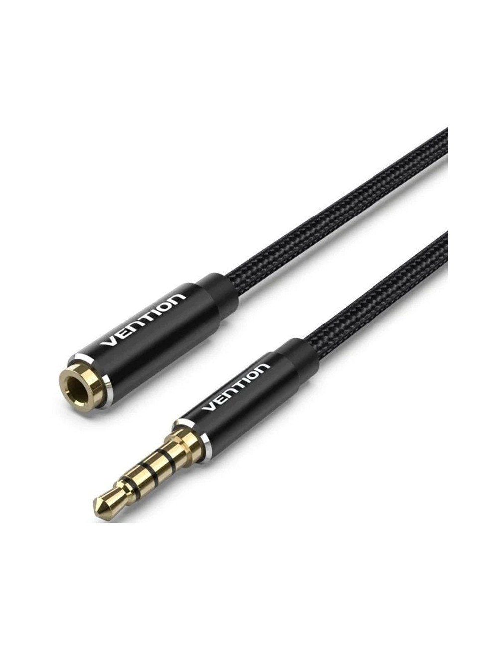 Cable Estéreo Vention BHCBL/ Jack 3.5 Macho - Jack 3.5 Hembra/ 10m/ Negro