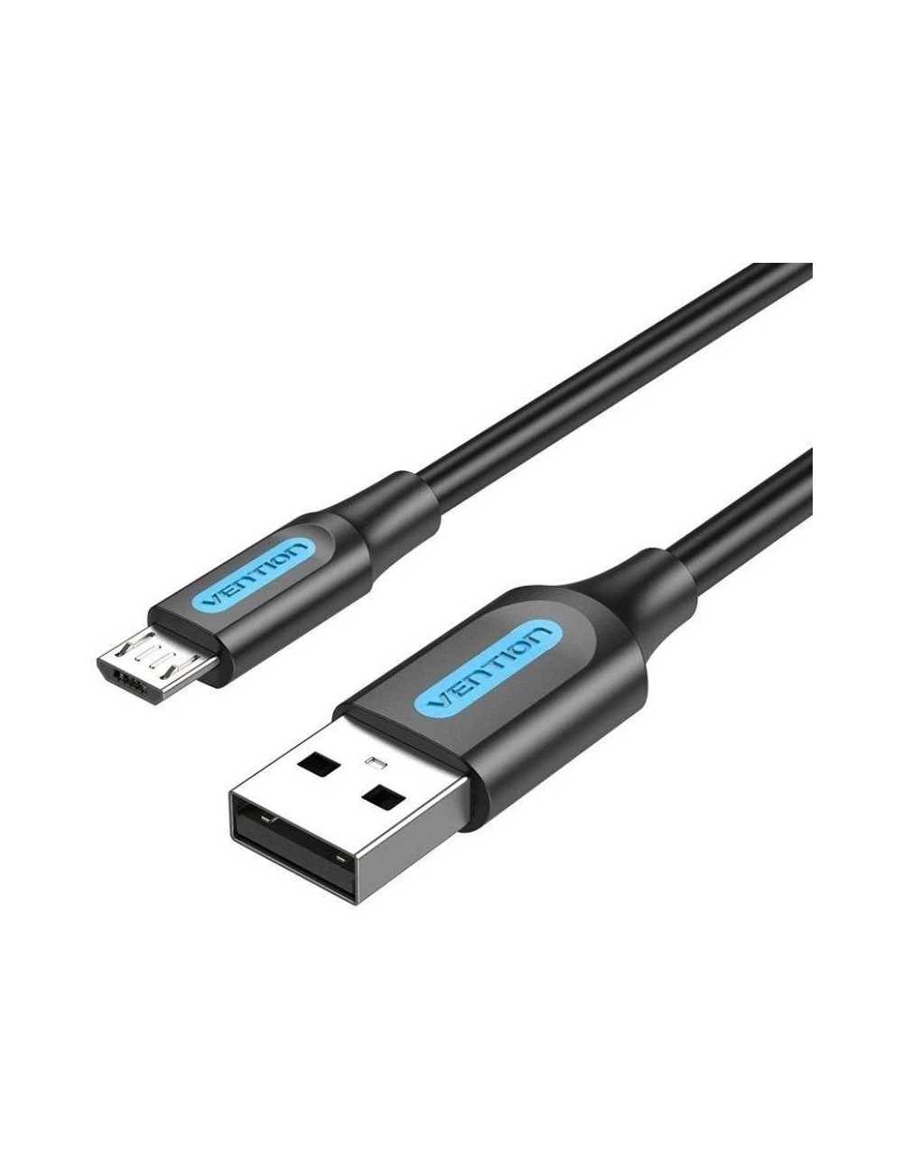 Cable USB 2.0 Vention COLBD/ USB Macho - MicroUSB Macho/ 480Mbps/ 50cm/ Negro