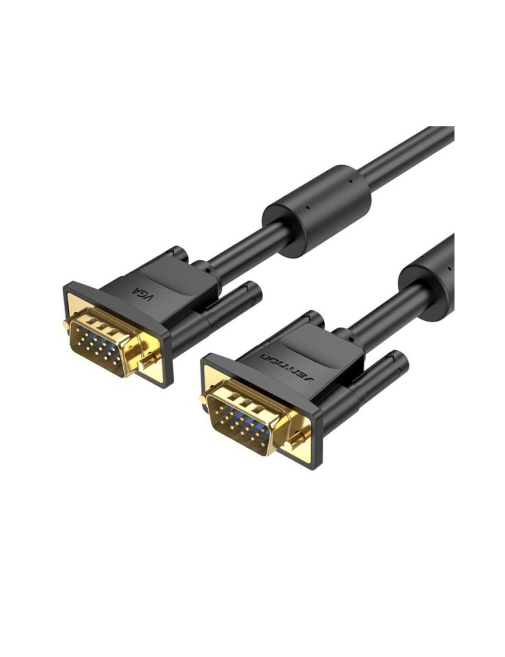 Cable SVGA Vention DAEBJ/ VGA Macho - VGA Macho/ 5m/ Negro