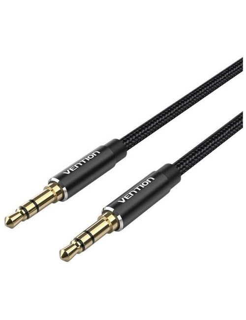 Cable Estéreo Vention BAWBJ/ Jack 3.5 Macho - Jack 3.5 Macho/ 5m/ Negro