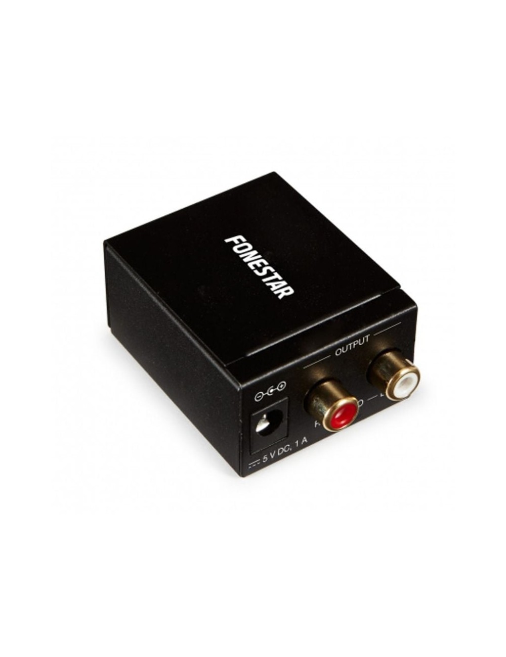 Convertidor de Audio Fonestar FO-37DA/ Entrada Toslink y RCA/ Salida 2x RCA