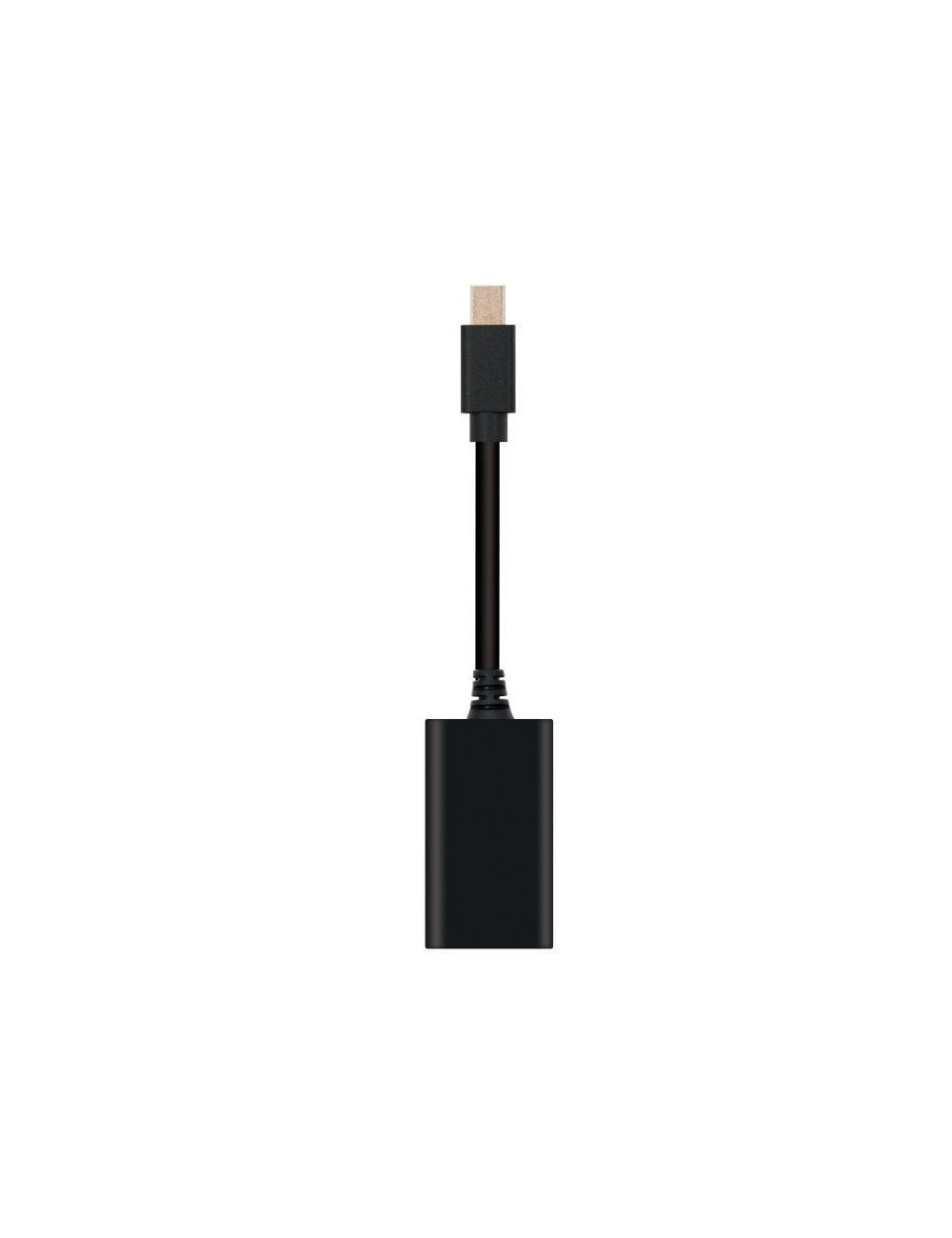 Conversor Nanocable 10.16.0102/ Mini DisplayPort Macho - HDMI Hembra/ 15cm/ Negro