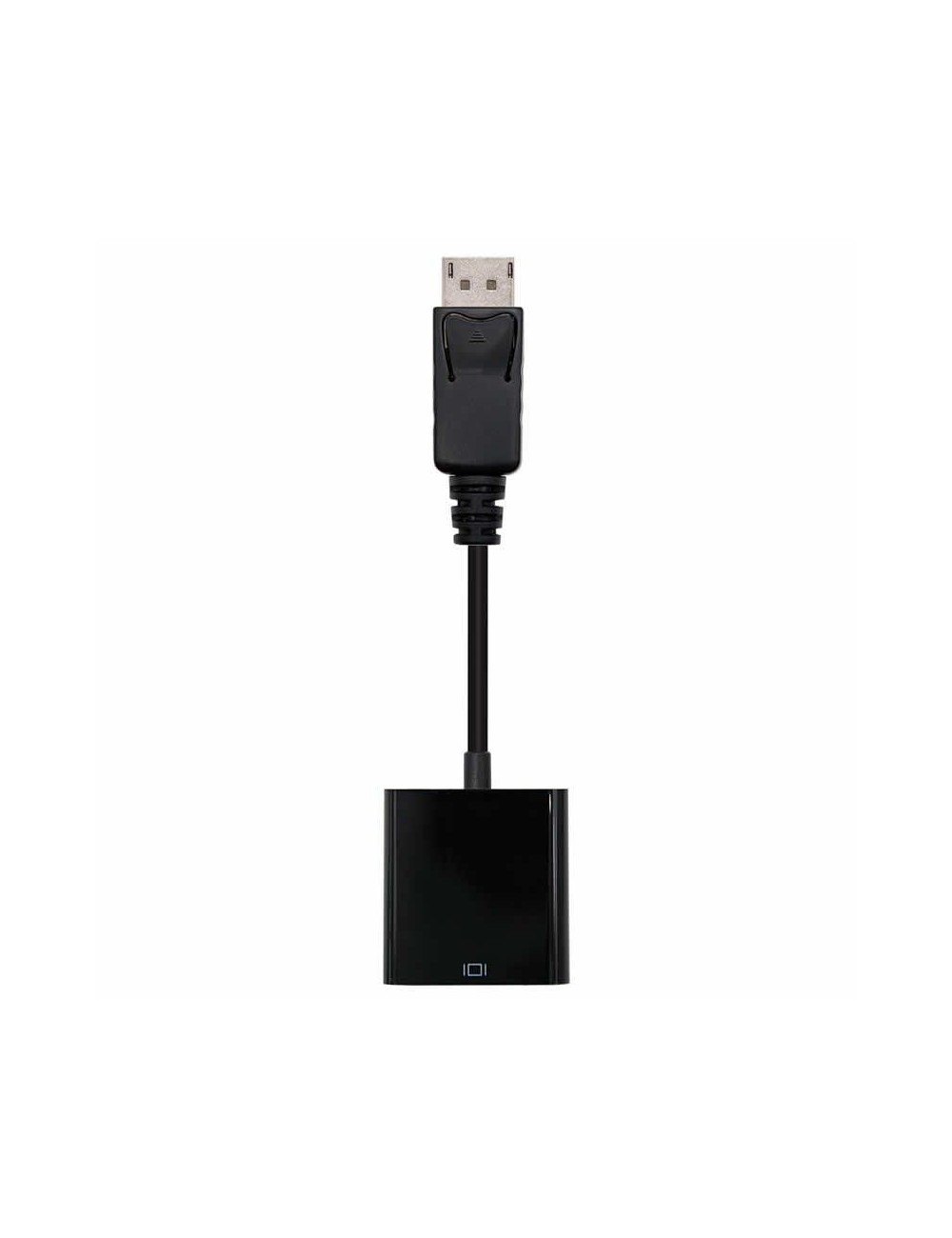 Conversor Nanocable 10.16.0602/ DisplayPort Macho - VGA Hembra/ 15cm/ Negro