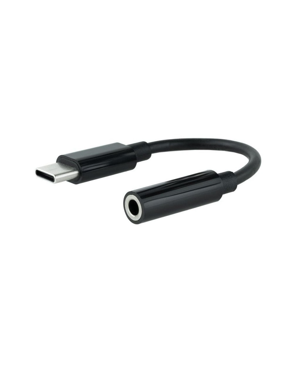 Conversor USB Tipo-C Nanocable 10.24.1205/ USB Tipo-C Macho - Jack 3.5 Hembra