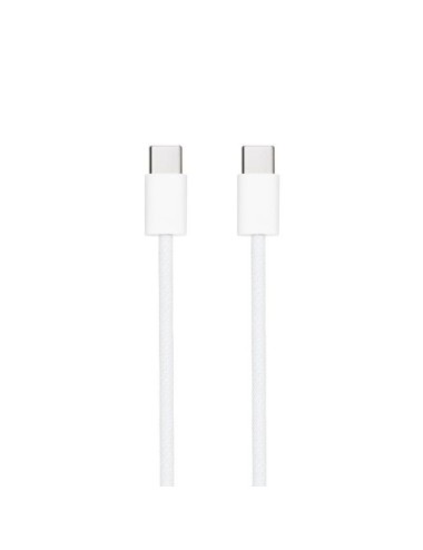Cable USB 2.0 Tipo-C Nanocable 10.01.6002-CO/ USB Tipo-C Macho - USB Tipo-C Macho/ Hasta 60W/ 480Mbps/ 2m/ Blanco