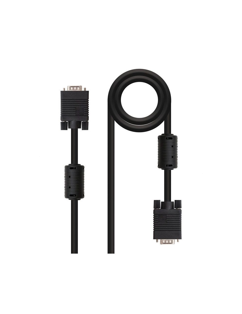 Cable SVGA Nanocable 10.15.0103/ VGA Macho - VGA Macho/ 3m/ Negro