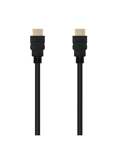 Cable HDMI 1.3b Nanocable 10.15.0301/ HDMI Macho - HDMI Macho/ 1m/ Negro