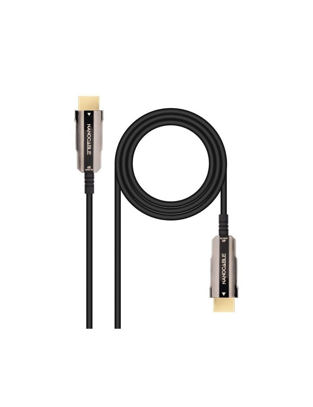Cable HDMI 2.0 4K Nanocable 10.15.2010/ HDMI Macho - HDMI Macho/ 10m/ Negro