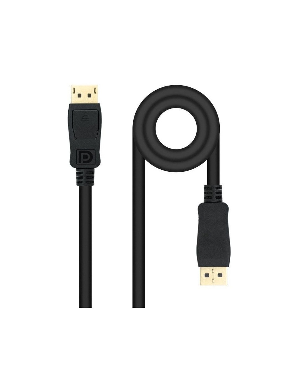 Cable DisplayPort Nanocable 10.15.2602/ DisplayPort Macho - DisplayPort Macho/ 2m/ Negro