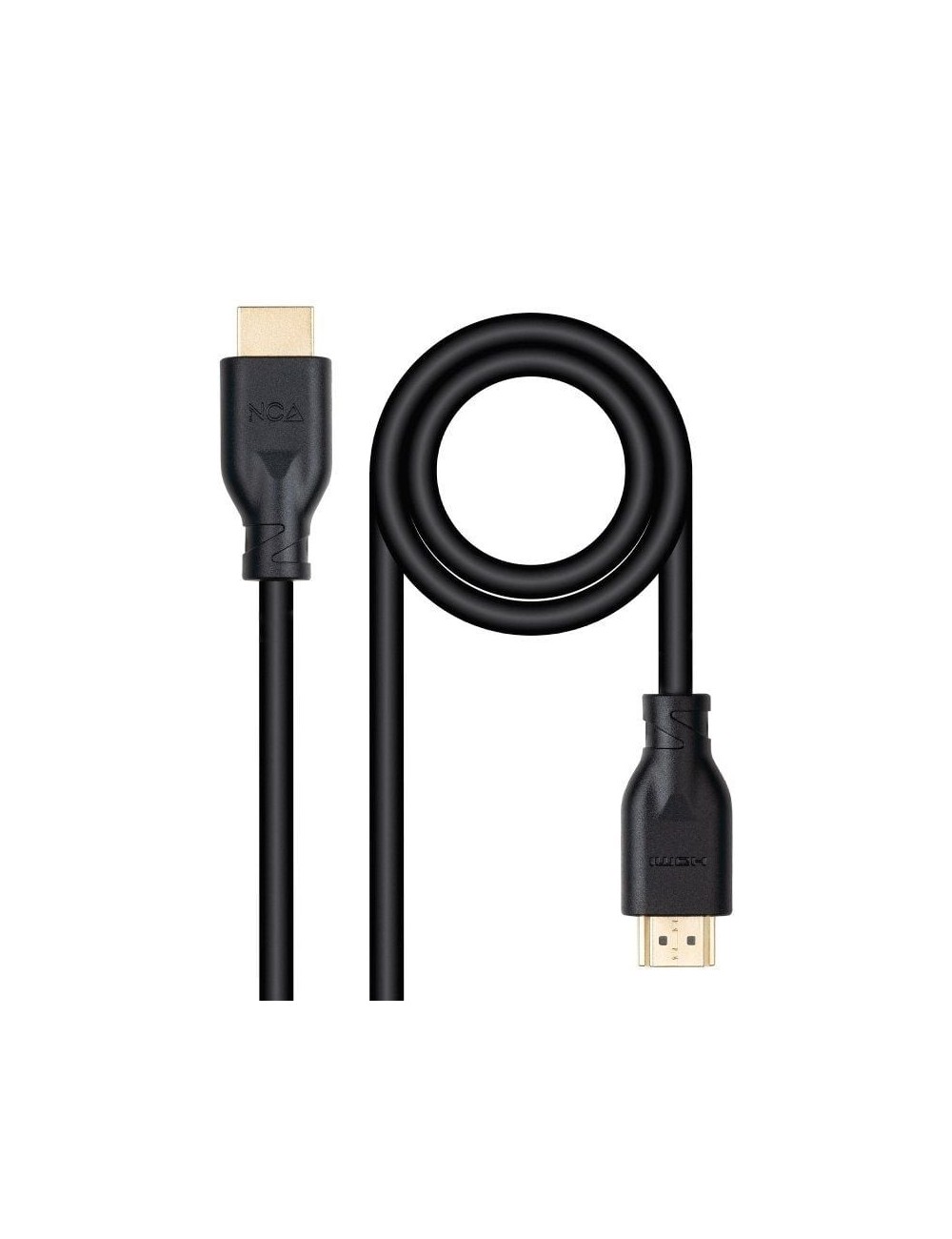Cable HDMI 2.0 4K CCS Nanocable 10.15.3901/ HDMI Macho - HDMI Macho/ 1m/ Negro