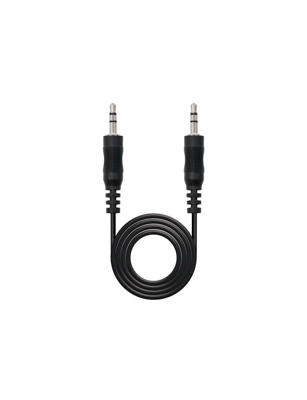 Cable Estéreo Nanocable 10.24.0103/ Jack 3.5 Macho - Jack 3.5 Macho/ 3m/ Negro