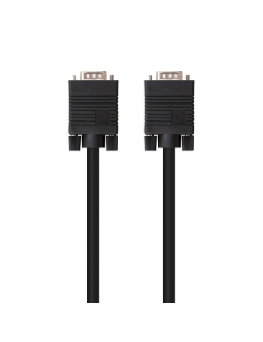 Cable SVGA Nanocable 10.15.1303/ VGA Macho - VGA Macho/ 3m/ Negro