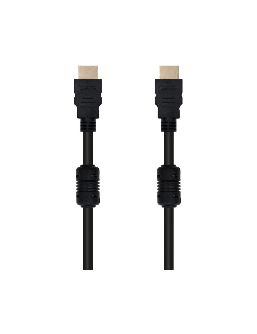 Cable HDMI 1.4 Nanocable 10.15.1810/ HDMI Macho - HDMI Macho/ 10m/ Negro