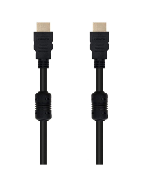 Cable HDMI 1.4 Nanocable 10.15.1810/ HDMI Macho - HDMI Macho/ 10m/ Negro