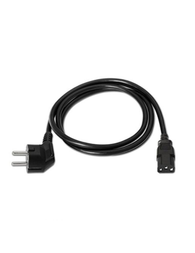 Cable Alimentación Nanocable 10.22.0102/ Schuko Macho - C13 Hembra/ 1.5m/ Negro