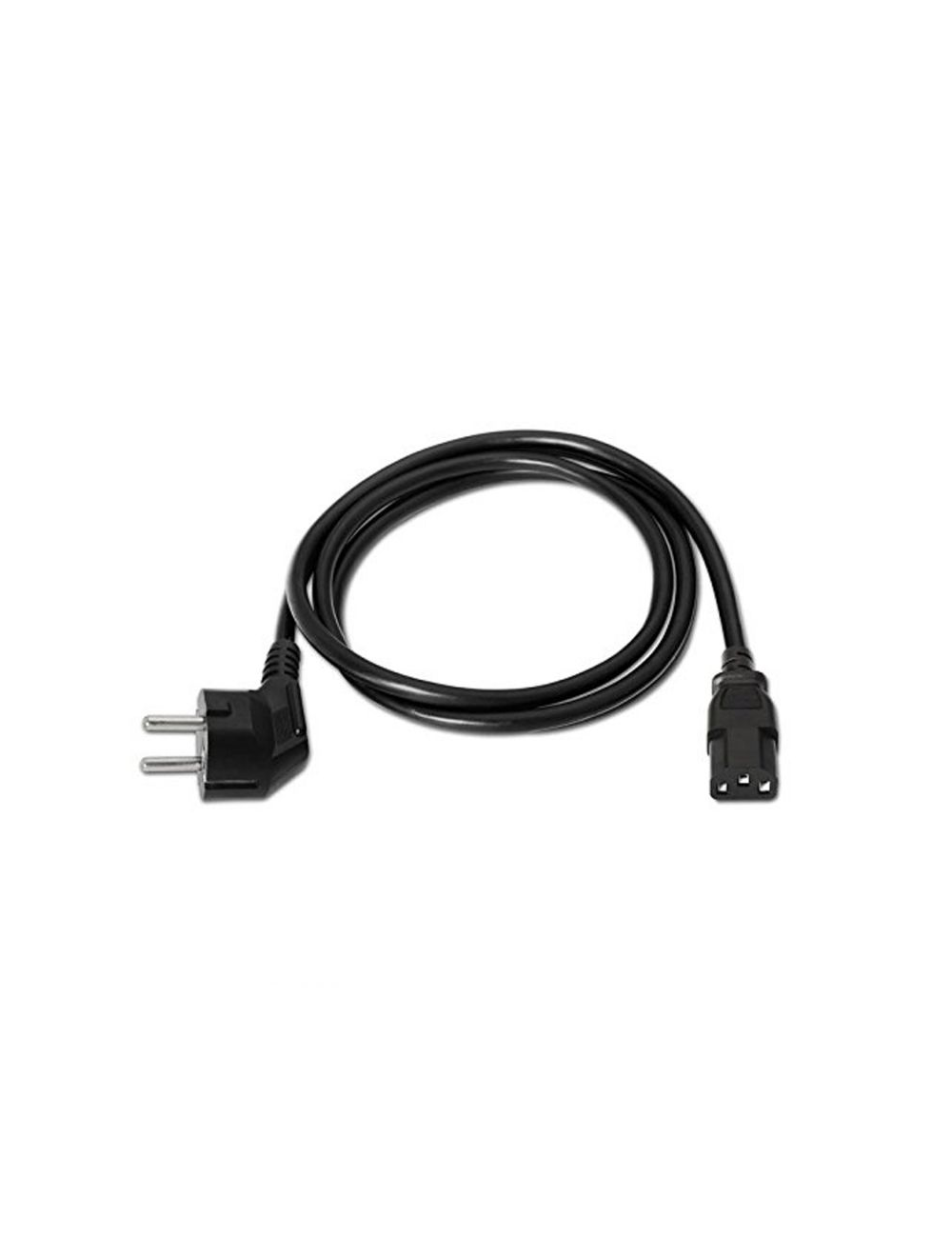 Cable Alimentación Nanocable 10.22.0102/ Schuko Macho - C13 Hembra/ 1.5m/ Negro