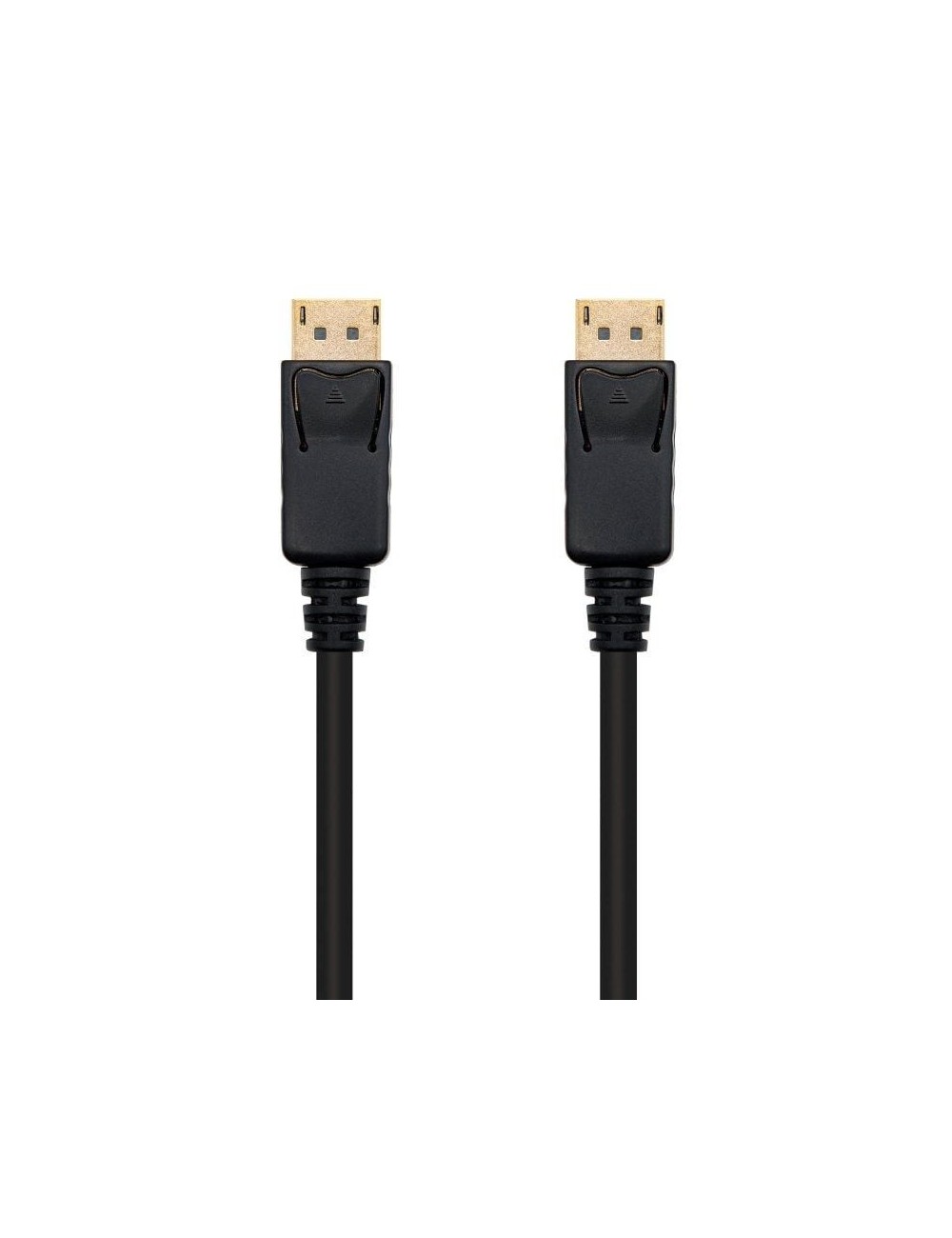 Cable DisplayPort 1.2 4K Nanocable 10.15.2301-L150/ DisplayPort Macho - DisplayPort Macho/ 1.5m/ Negro