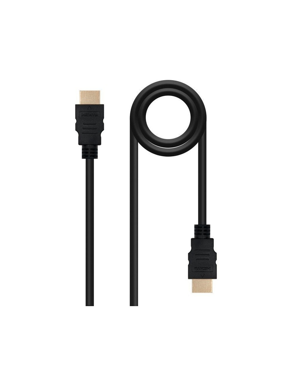 Cable HDMI 1.4 Nanocable 10.15.1700/ HDMI Macho - HDMI Macho/ 1m/ Negro