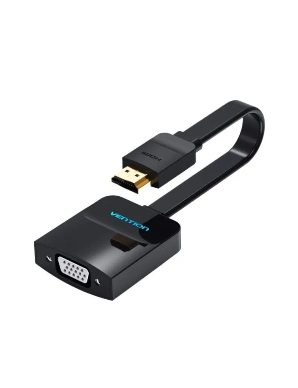 Conversor Vention 74345/ HDMI Macho/ VGA Hembra/ 15cm/ Negro
