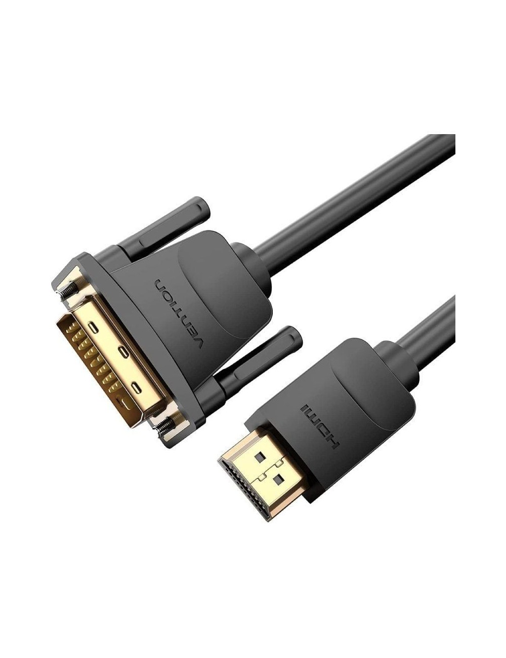Cable Conversor Vention ABFBI/ DVI Macho - HDMI Macho/ 3m/ Negro