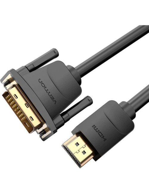 Cable Conversor Vention ABFBJ/ DVI-D Macho - HDMI Macho/ 5m/ Negro