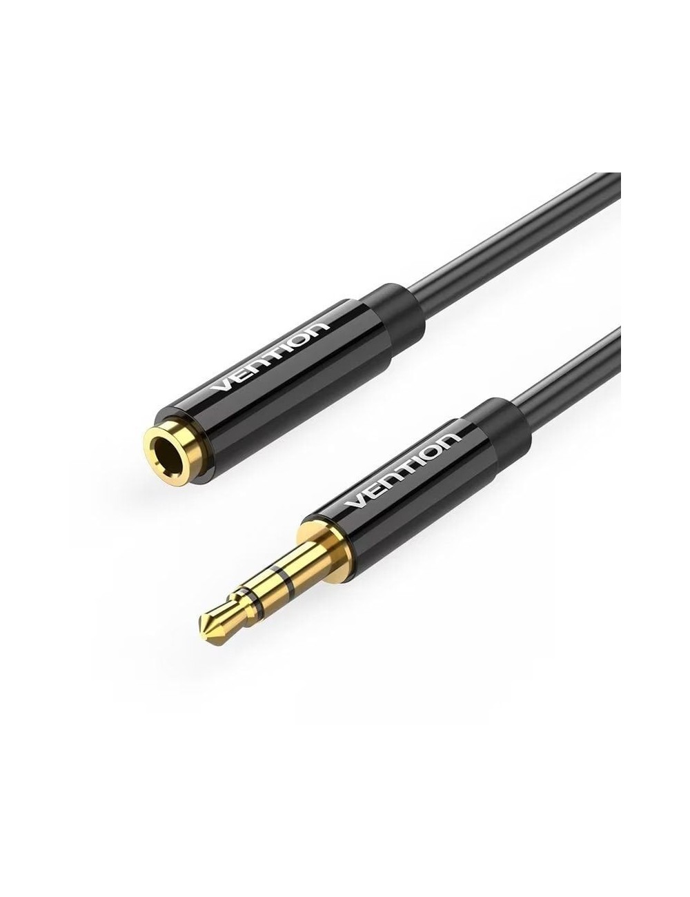 Cable Estéreo Vention BBZBD/ Jack 3.5 Macho - Jack 3.5 Hembra/ 50cm/ Negro