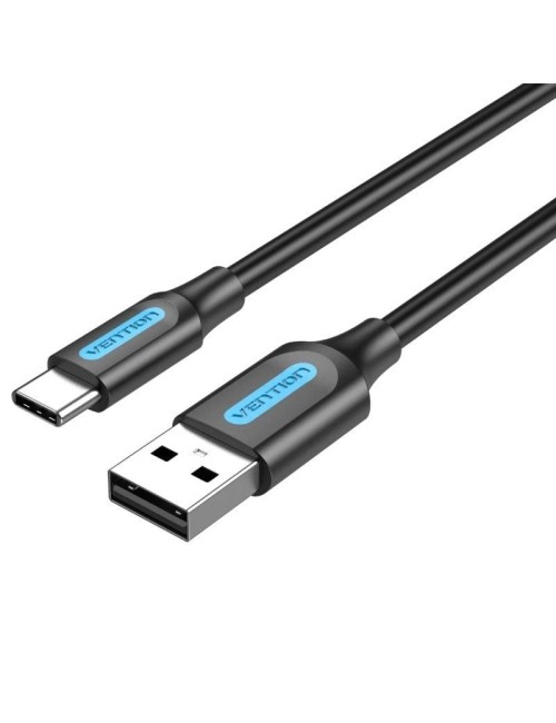 Cable USB 2.0 Tipo-C Vention COKBG/ USB Macho - USB Tipo-C Macho/ 480Mbps/ 1.5m/ Gris