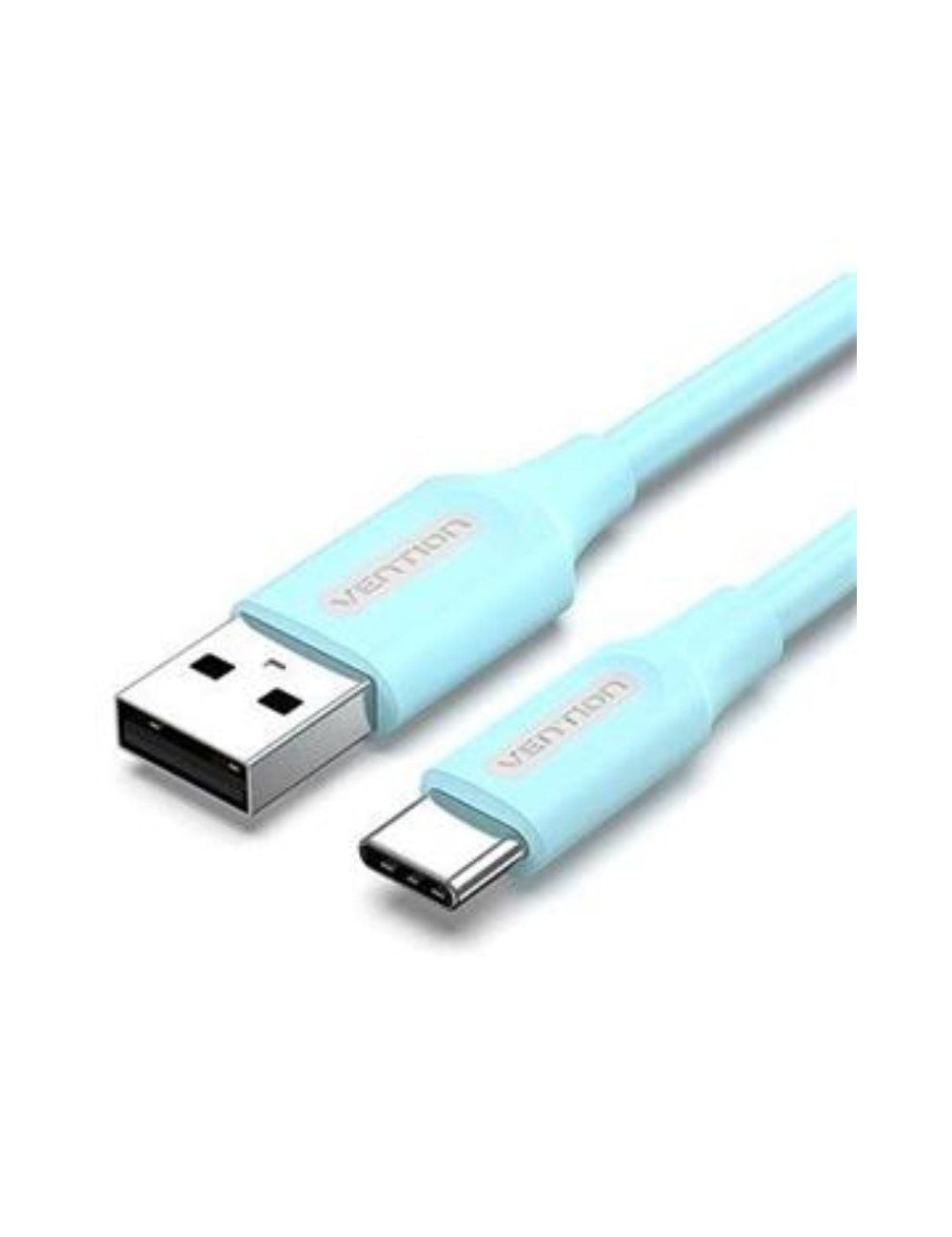 Cable USB 2.0 Tipo-C Vention COKSF/ USB Tipo-C Macho - USB Macho/ 480Mbps/ 1m/ Azul