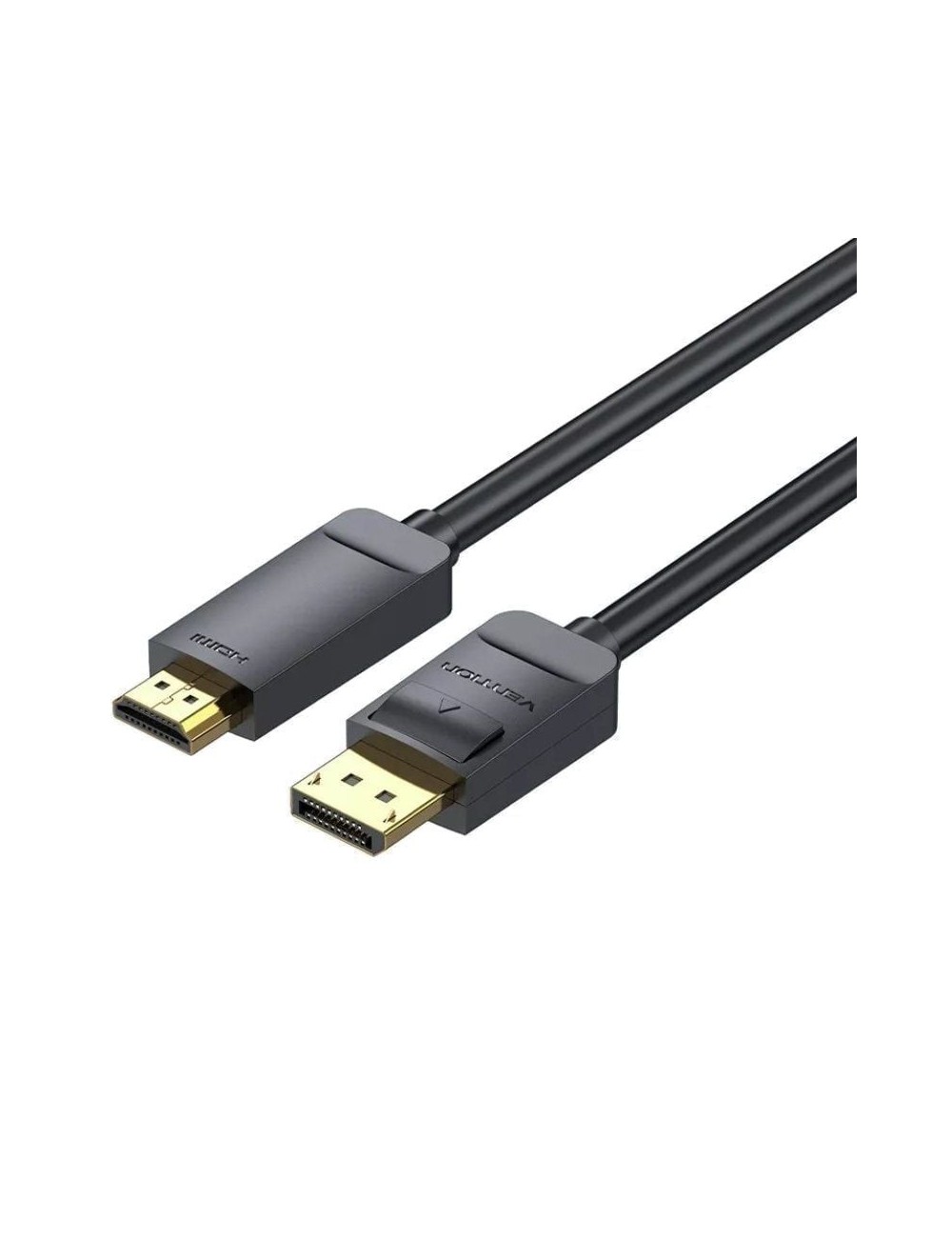 Cable Conversor Vention HAGBH/ DisplayPort Macho - HDMI 4K Macho/ 2m/ Negro