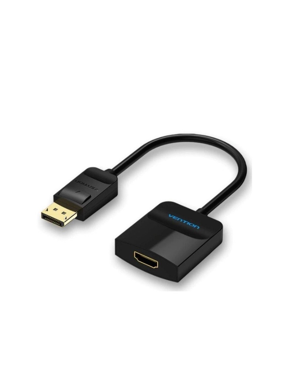 Conversor Vention HBGBB/ DisplayPort Macho - HDMI Hembra/ 15cm/ Negro