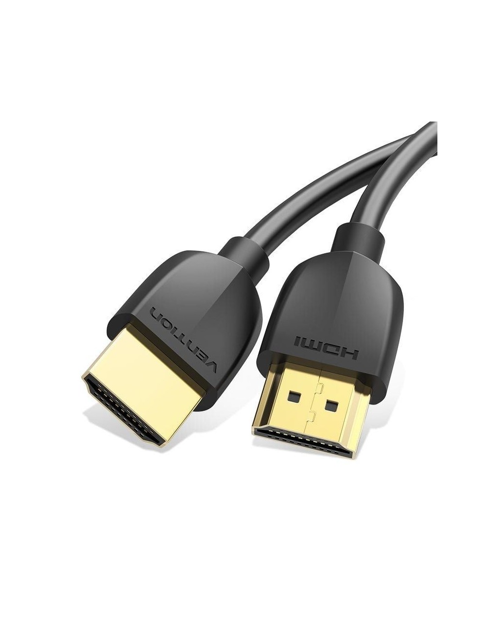 Cable HDMI 2.0 4K Portatil Vention AAIBF/ HDMI Macho - HDMI Macho/ 1m/ Negro